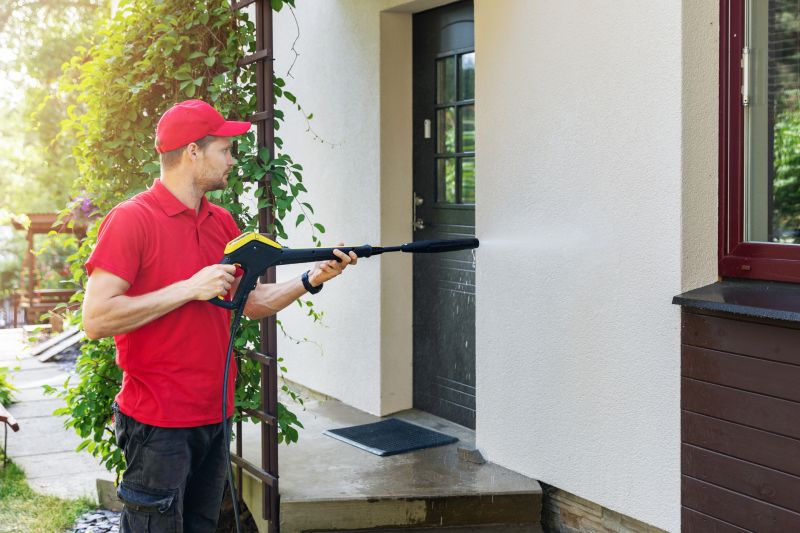 Exterior Building Power Washing
